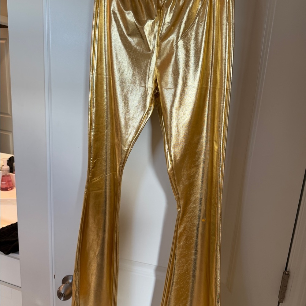 Amazon Gold Shiny Women's Pants